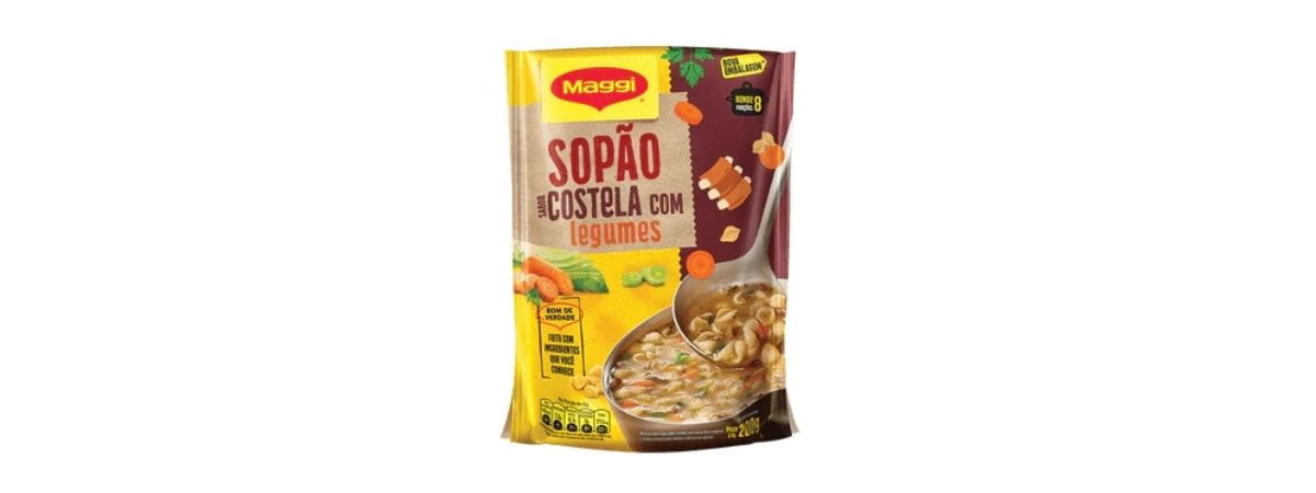 Maggi Sopão Sabor Costela Nestlé Receitas Nestlé