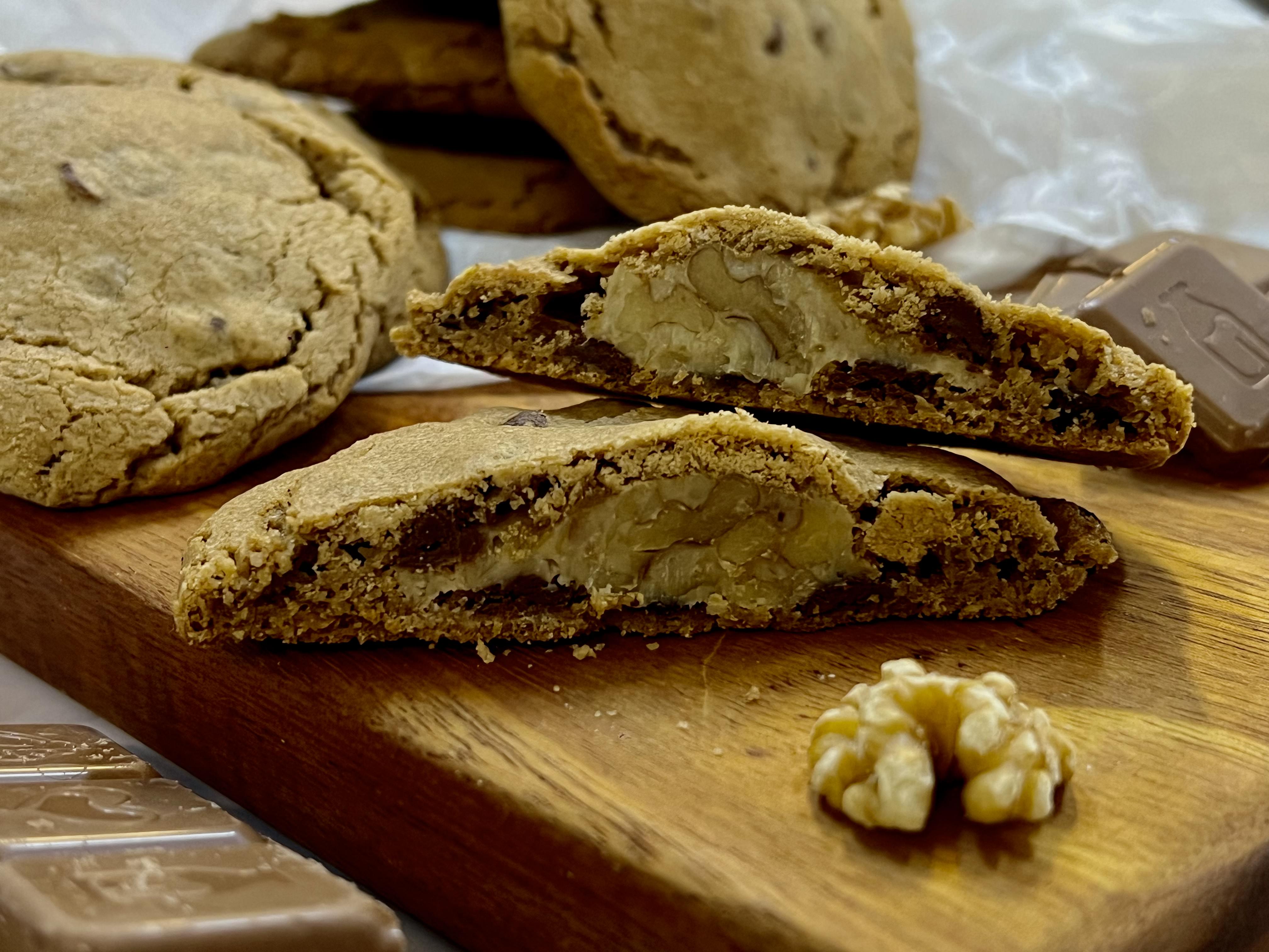 Cookies Recheados de Nozes Receitas Nestlé