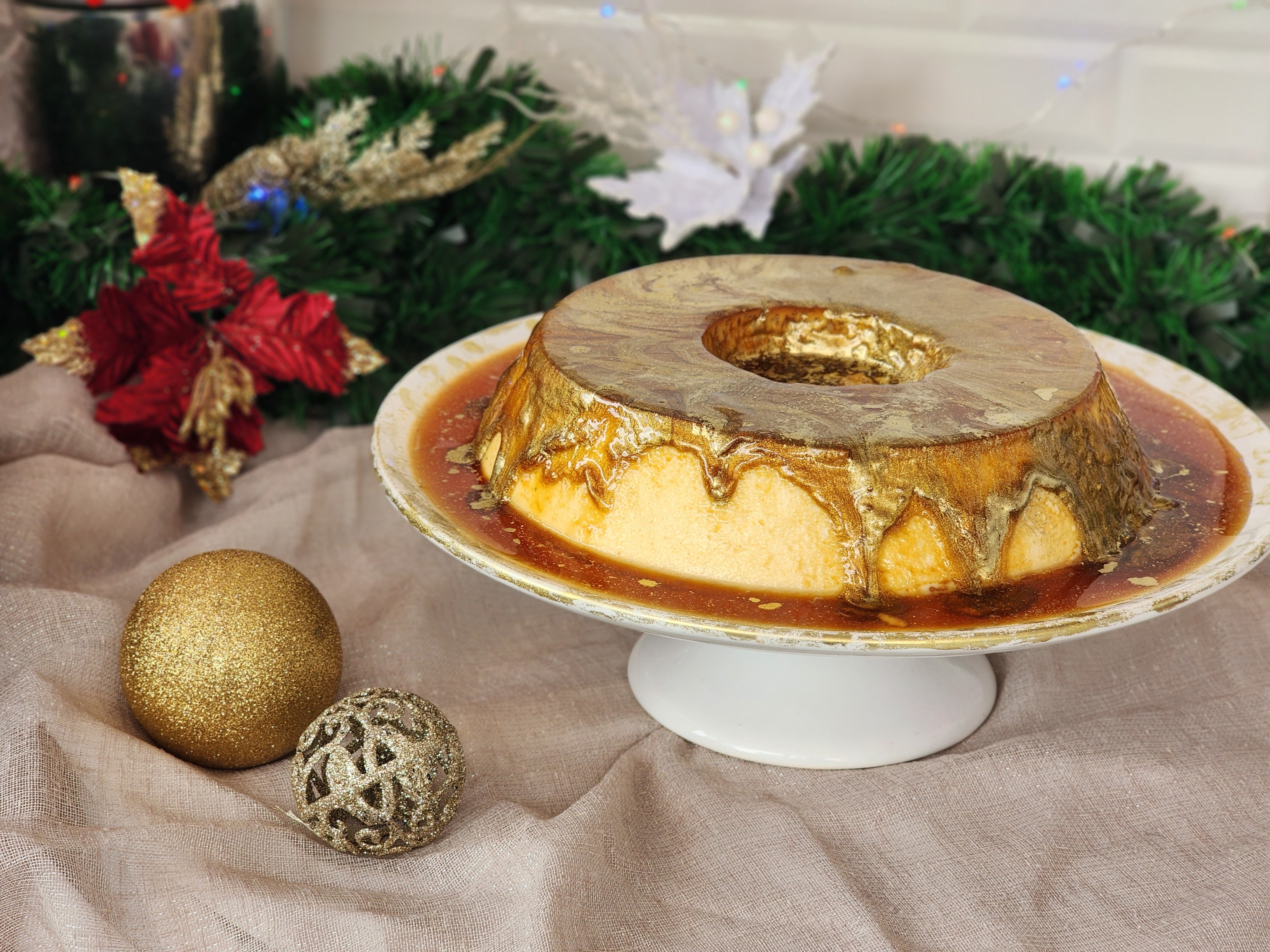 Receita de Pudim Dourado de Natal Receitas Nestlé