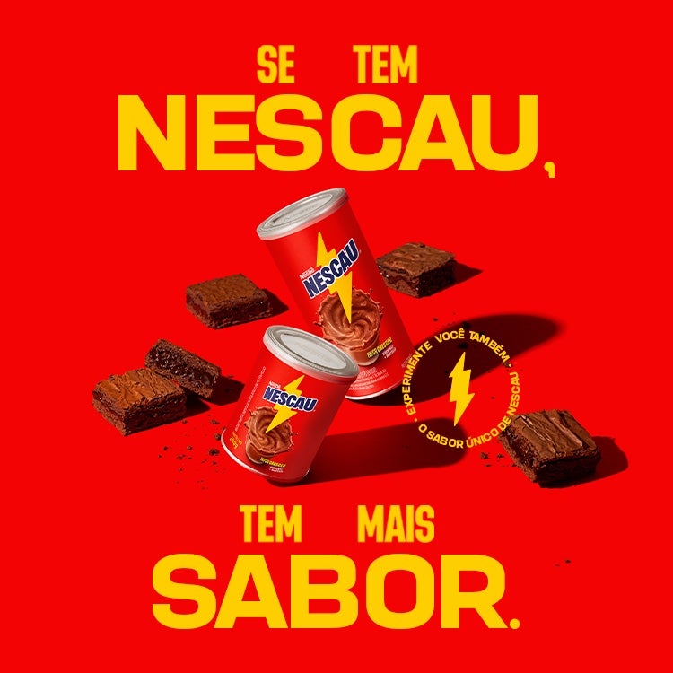 Se tem Nescau, tem mais sabor