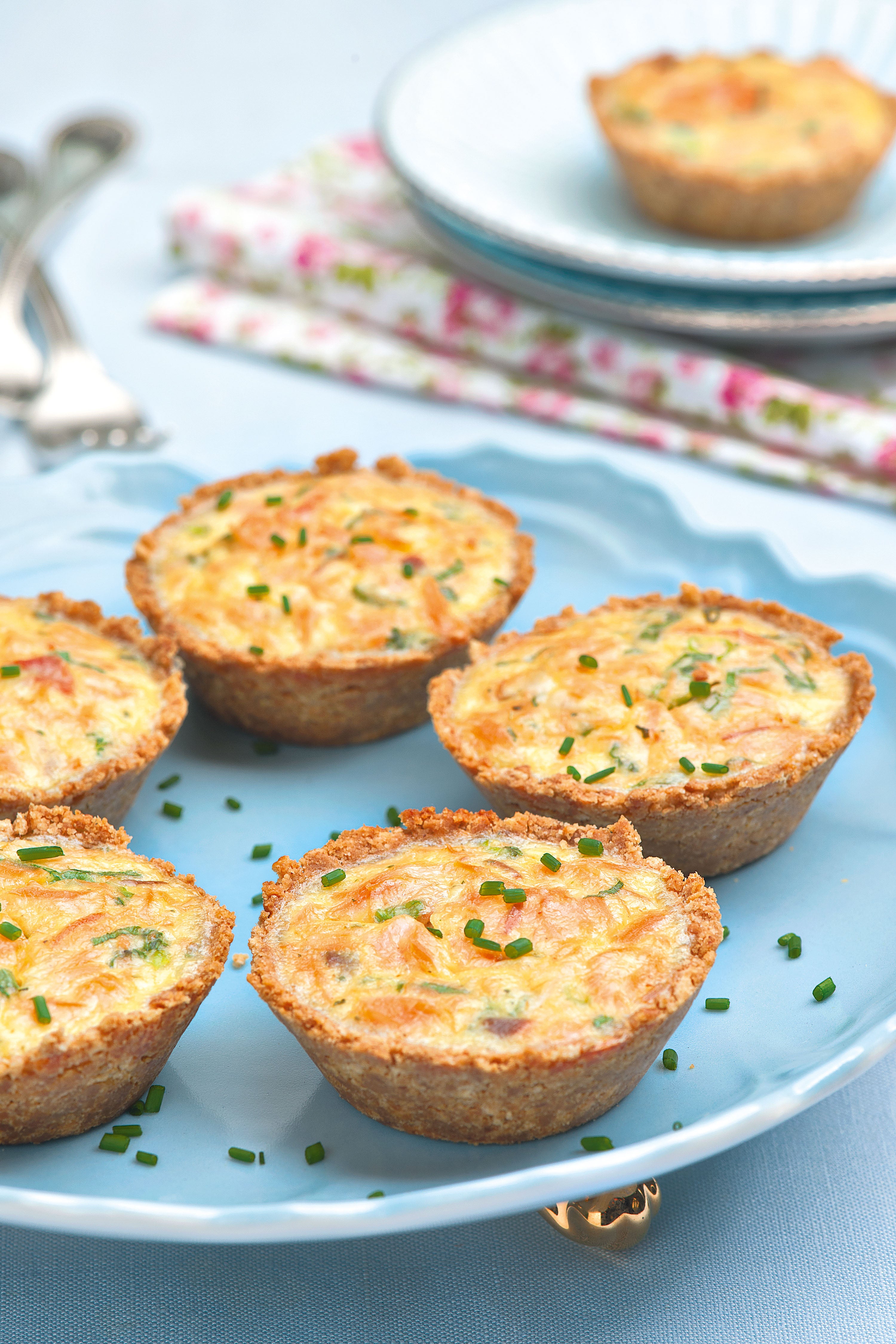 Mini Quiche Express de Salmão