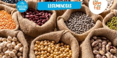 Benefícios das leguminosas: venha aprender um pouco mais sobre elas! Fotografia com algumas leguminosas e o logo de Receitas Nestlé e Que Bem Que Faz.